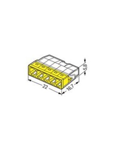 COMPACT-VERBINDUNGSKLEMME - FÜR EINDRÄHTIGE LEITER - max.... 2