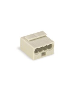 MICRO-VERBINDUNGSDOSENKLEMME - 4 LEITER - HELLGRAU