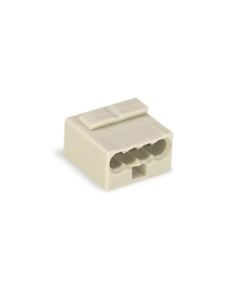 MICRO JUNCTION AND DISTRIBUTION CONNECTORS 4-CONDUCTOR TERMINAL BLOCK, LIGHT GREY