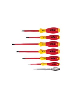Wiha Jeu de tournevis SoftFinish® electric Fente,...