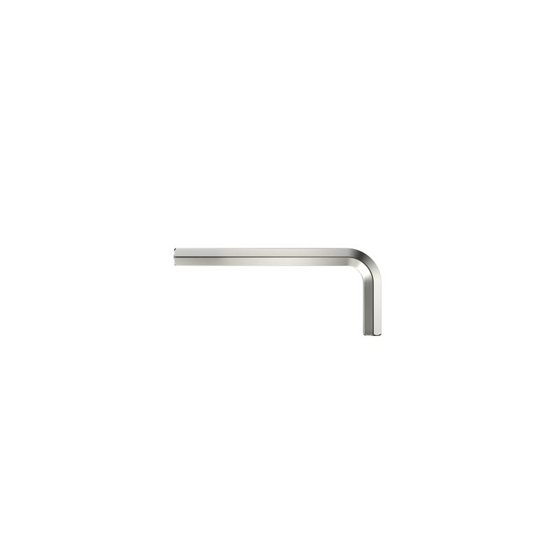 Wiha Stiftschlüssel Sechskant kurz, glanzvernickelt (01144) 1,5 x 46 mm, 15 mm