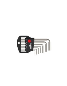 Wiha L-key set in Classic holder Hexagon brilliant...