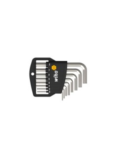 Wiha L-key set in Classic holder Short, brilliant...