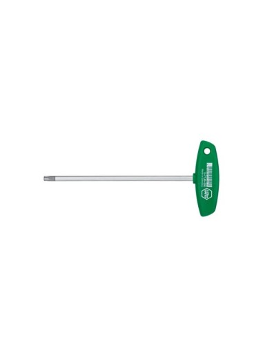 Wiha Stiftschlüssel mit Quergriff TORX® mattverchromt (01328) T9 x 100 mm