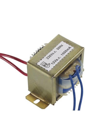 OPEN-FRAME TRANSFORMER 12 VA 1 x 12 V~ 1000 mA max.