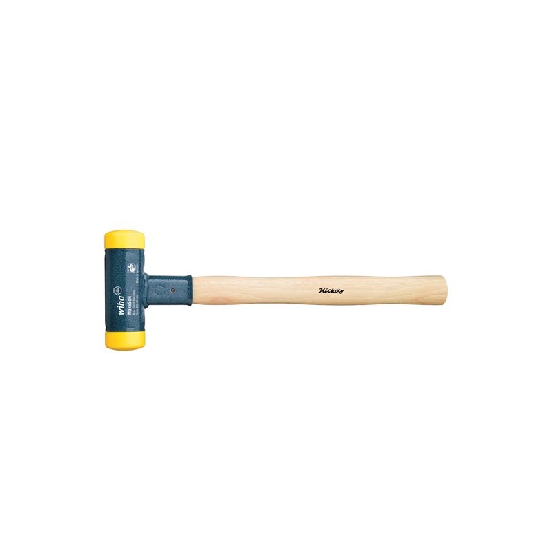 Wiha Kunststof hamer terugslagloos met hickorysteel, rond-slagkop (02099) 70 mm