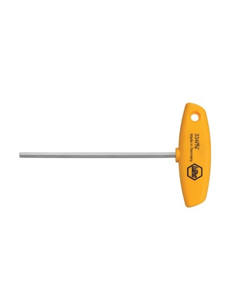 Wiha Stiftsleutel met dwarsgreep zeskant, inchuitvoering hoogglans vernikkeld (02802) 3/32 x 150 mm