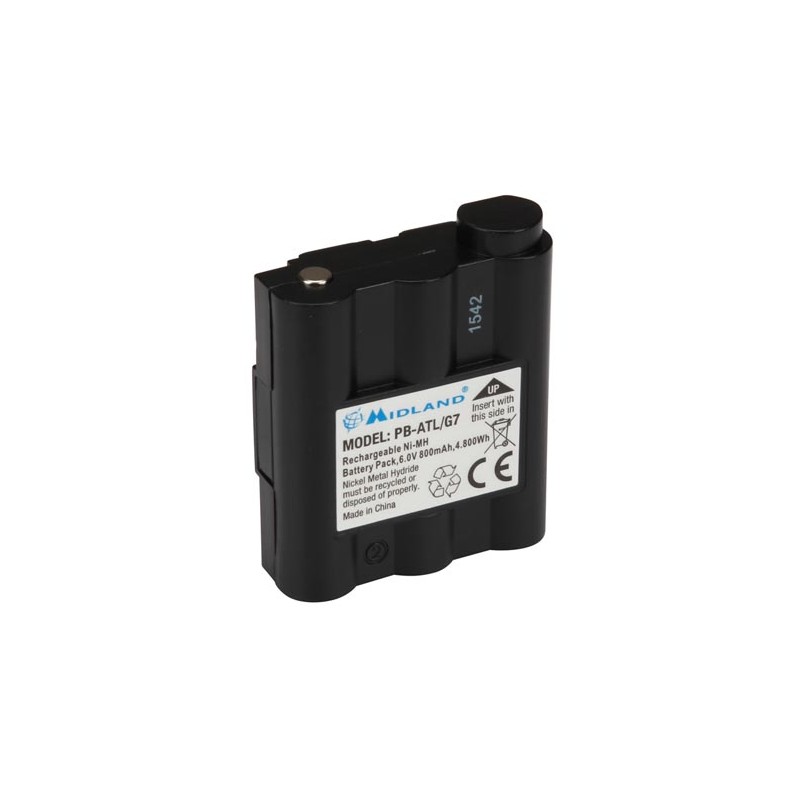 SPARE BATTERY Ni-MH 800mAh for ALN004 & ALN020 (Midland G7)