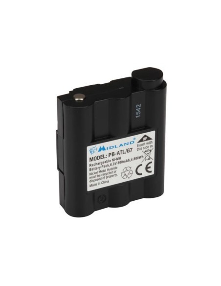 BATTERIE DE RECHANGE Ni-MH 800mAh pour ALN004 & ALN020 (Midland G7)