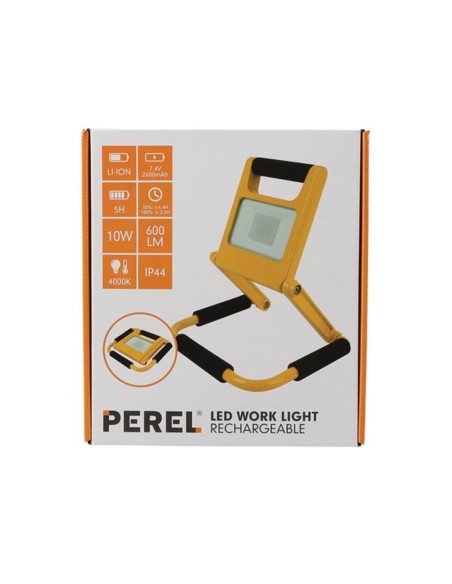 SLIM DESIGN RECHARGEABLE LED WORK LIGHT - 10 W - 4000 K