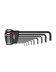 Wiha L-key set in Classic holder Hexagonal ball end,...