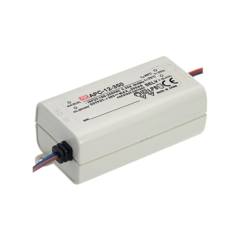 CONSTANT CURRENT LED DRIVER - SINGLE OUTPUT - 350 mA - 12 W