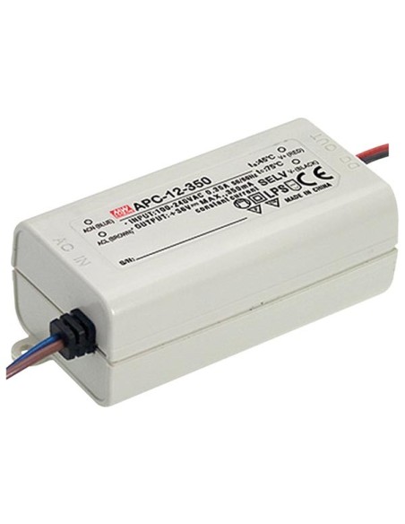 LED-DRIVER MET CONSTANTE STROOM - 1 UITGANG - 350 mA - 12 W