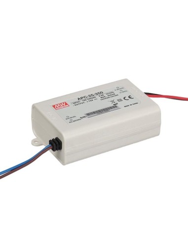 LED-DRIVER MET CONSTANTE STROOM - 1 UITGANG - 350 mA - 25 W