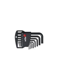 Wiha L-key set in Classic holder Hex, 9-pcs., black...