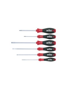 Wiha Schraubendreher Set SoftFinish® Schlitz, Phillips...