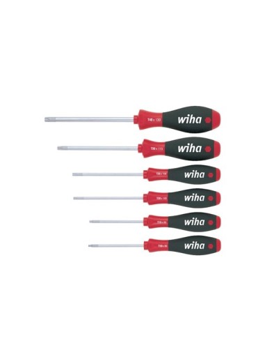 Wiha Jeu de tournevis SoftFinish® TORX® 6 pcs (07155)