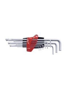 Wiha L-key set in ProStar holder Hexagonal ball end,...