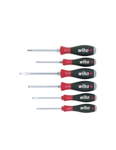 Wiha Schroevendraaierset SoftFinish sleufkop, Phillips...