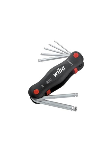 Wiha Multitool PocketStar Six pans à tête sphérique MagicRing® 7 pcs (23031)