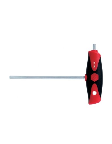 Wiha Llave Allen con mango corredizo Comfort grip hexagonal con acoplamiento lateral, en cromado mate (26168) 5 x 150 mm