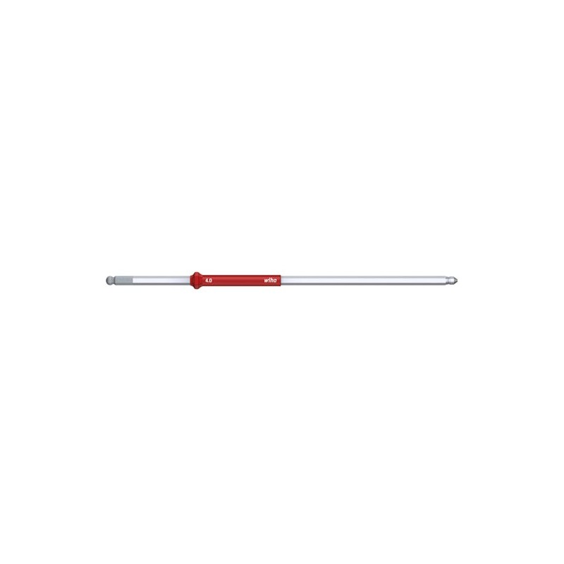 Wiha Interchangeable blade Hexagonal ball end for torque screwdriver with long handle (26222) 2,0 x 175 mm, 0,9 Nm