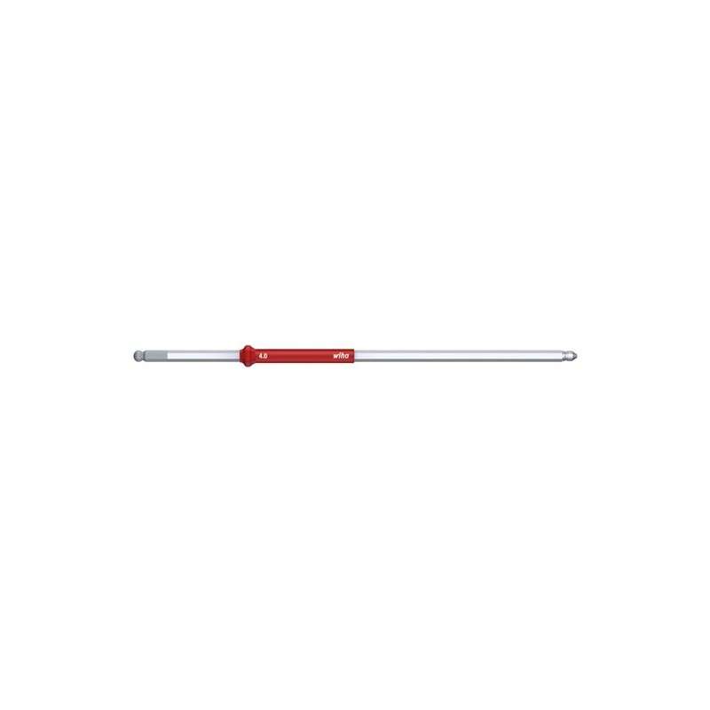 Wiha Interchangeable blade Hexagonal ball end for torque screwdriver with long handle (26224) 3,0 x 175 mm, 3,8 Nm