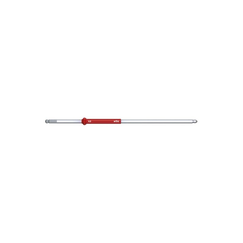 Wiha Interchangeable blade Hexagonal ball end for torque screwdriver with long handle (26225) 4,0 x 175 mm, 8,0 Nm