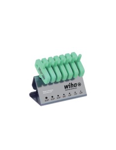 Wiha L-key with key handle set TORX PLUS® in work bench...