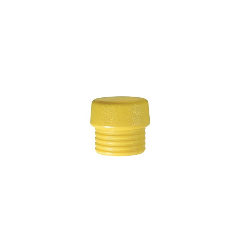 Wiha Cabezal semiduro redondo para martillo de cara blanda Safety (26428) 40 mm