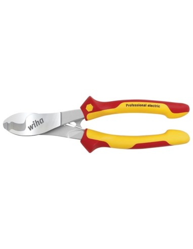 Wiha Kabelknipper Professional electric met in- en uitschakelbare openingsveer in blister (43664) 180 mm