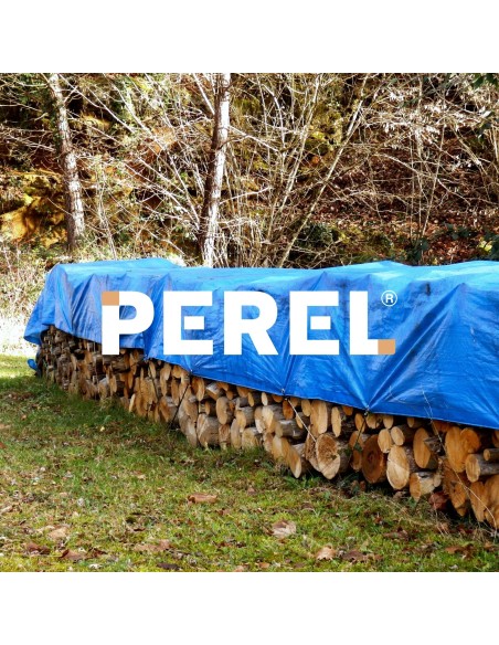 Abdeckplane - Blau/Khaki - Strapazierfähig - 5 x 6 m