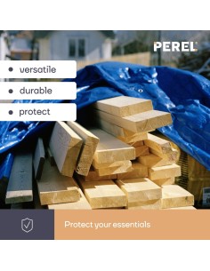 Tarpaulin - Blue/Khaki - Strong - 10 x 12 m 2