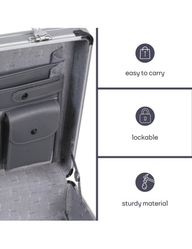 Aluminium Attache Case - 460 x 335 x 110 mm
