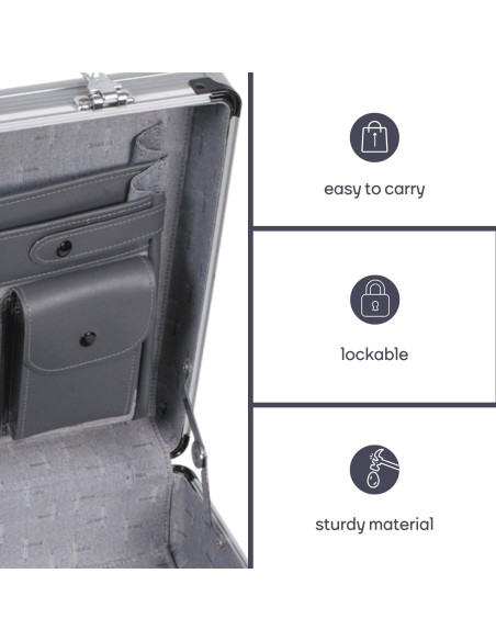Aluminium Attache Case - 460 x 335 x 110 mm
