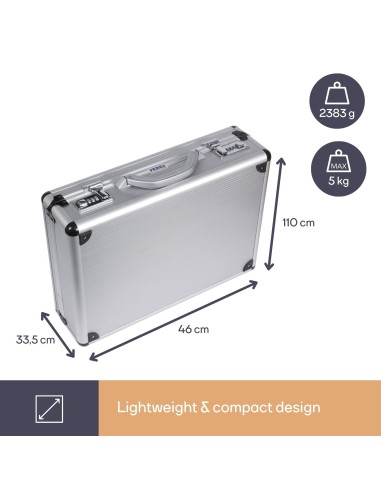 Aluminium Attache Case - 460 x 335 x 110 mm