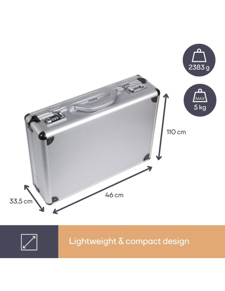 Malette Aluminium - 460 x 335 x 110 mm