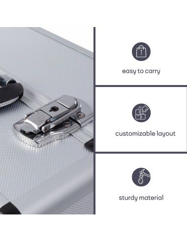 ALUMINIUM TOOL CASE - 360 x 220 x 250 mm