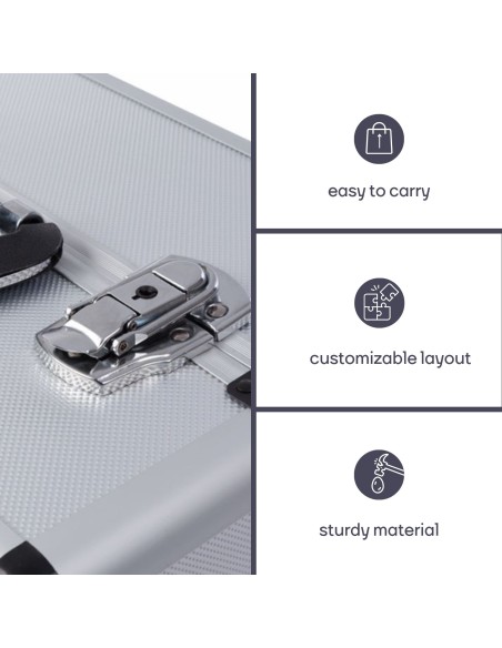 ALUMINIUM TOOL CASE - 360 x 220 x 250 mm