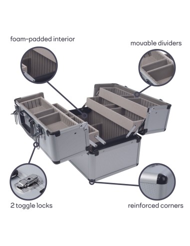 ALUMINIUM TOOL CASE - 360 x 220 x 250 mm