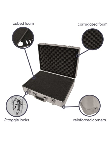 ALUMINIUM TOOL CASE - 455 x 330 x 152 mm