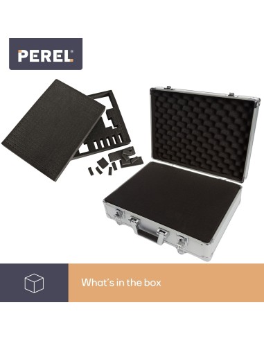 VALISE À OUTILS EN ALUMINIUM - 455 x 330 x 152 mm