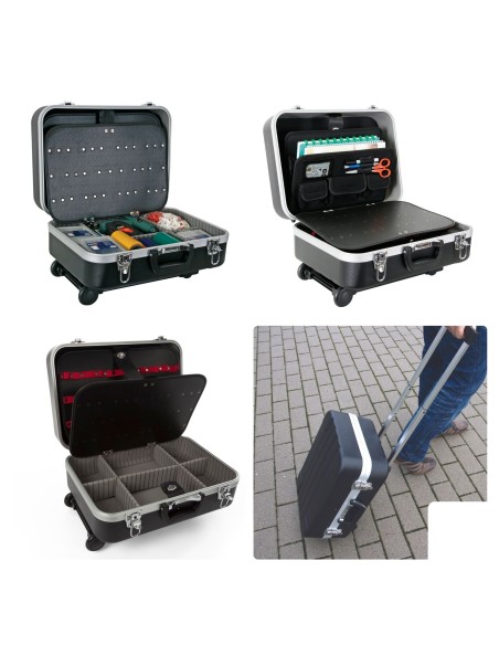 MALLETTE TROLLEY EN ABS - 461 x 335 x 190 mm