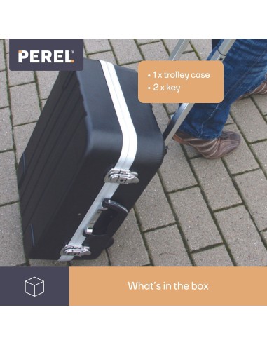 MALLETTE TROLLEY EN ABS - 461 x 335 x 190 mm