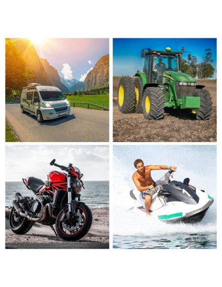 CHARGEUR POUR BATTERIE À ACIDE DE PLOMB - 12/24 V - AVEC FONCTION BOOST - 9 A