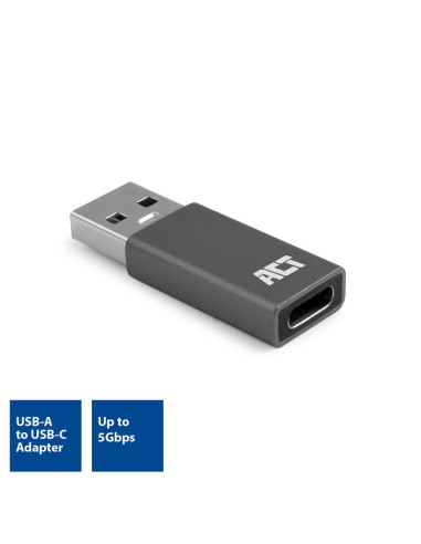 USB-A male to USB-C female adapter