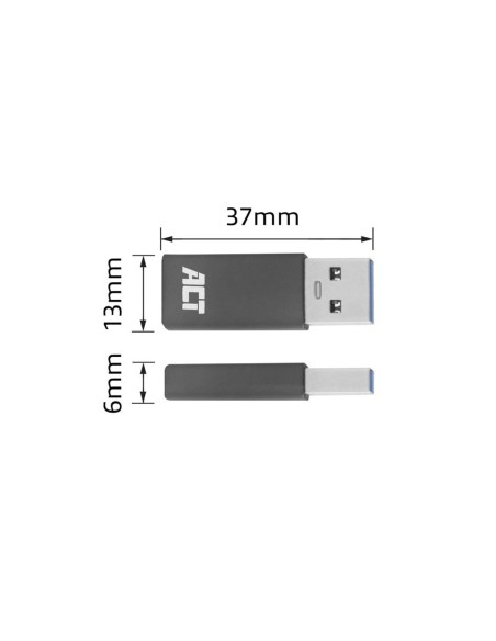 Adapter von USB-A-Stecker auf USB-C-Buchse