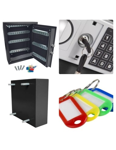 KEY LOCK SAFE - 45 x 36 x 12 cm - 71 keys