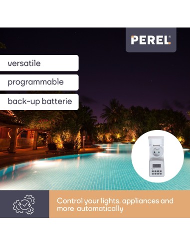 DIGITAL TIMER - WEEKLY PROGRAMMABLE - FOR...