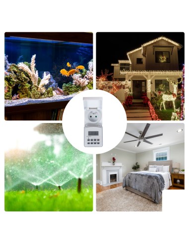 DIGITAL TIMER - WEEKLY PROGRAMMABLE - FOR...